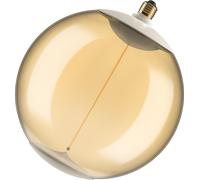 Osram Lampe LED Vintage 1906 BigBall45, 12 W (550 lm), blanc chaud 1800 K, boîtier en plastique ambré, culot E27, technologie d'aimant à filament, intensité variable