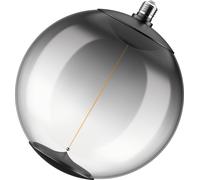 Ampoule LED OSRAM VINTAGE 1906, grande ampoule décorative de style filament magnétique, à intensité variable, en forme de boule, LED, plastique, effet fumé transparent, 12 W, 400 lm, lumière blanc cha