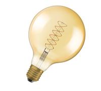 OSRAM Ampoule LED Vintage 1906 – 7W E27, 600 lm, globe Ø124 mm, blanc chaud