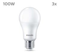 Ampoule LED - PHILIPS - 100 W - A67 E27 - Blanc froid - Non dimmable x 3