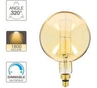 Xanlite Ampoule Géante PS160 Culot E27 - Grosse Ampoule Vintage E27 LED Angle Éclairage 320° - Grosse Ampoule E27 8W Équivalant 60W 800 Lm - Ampoule Filament E27 Lumière Blanc Chaud - RFDGE500B200AD