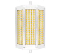 Ampoule LED R7S 118 mm à intensité variable 50 W J118 Projecteur 220 V Double extrémité 5000 lm Équivalent halogène 500 W pour projecteur d'éclairage domestique (6000 K-blanc)