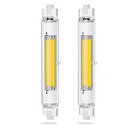 Ampoule LED R7S 118mm 40W Dimmable, Blanc Froid 6000K, CRI 80+, Équivalent Lampe Halogène J118 400W, Angle de Faisceau 360°, 3000LM Ampoule 118mm R7S COB LED Lampe pour Applique Murale Lampadaire