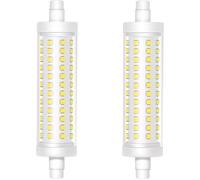 Ampoule LED R7s 118mm, Blanc Froid 6000K 12W R7s LED Double Extrémité Lampe Linéaire Remplace 120W J118 Lampe Halogène Lot de 2