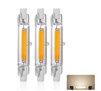 Ampoule LED R7S 78mm 15W Dimmable, Blanc Naturel 4000K, 1500LM, Linéaire Ampoule Remplacer Halogène J78 150W, Éclairage à 360 Degrés, OCB R7S LED 78mm pour Couloirs et Appliques Murales, 3 Pièces