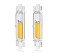 Ampoule LED R7S 78mm 15W Dimmable, Blanc Naturel 4000K, CRI 80+, Équivalent Lampe Halogène J78 150W, Angle de Faisceau 360°, 1500LM Ampoule 78mm R7S COB LED Lampe pour Applique Murale Lampadaire