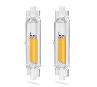 Ampoule LED R7S 78mm 20W Dimmable, Blanc Chaud 3000K, CRI 80+, Équivalent Lampe Halogène J78 200W, Angle de Faisceau 360°, 1500LM Ampoule 78mm R7S COB LED Lampe pour Applique Murale Lampadaire