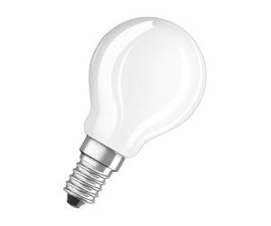 Ampoule LED retrofit sphérique 3W dépolie Lumière blanc chaud OSRAM