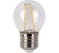 Ampoule LED SHOWGEAR transparente WW E27 2 W - non dimmable - Lampes LED socle E27
