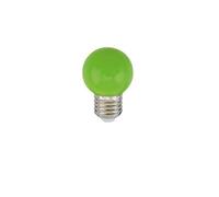 Ampoule LED sphérique 1W E27 Verte