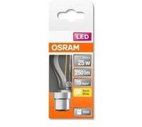 Ampoule led sphérique clair filament - 2,5w équivalent 25w b22 - blanc chaud G