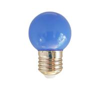 Ampoule LED sphérique Silver Electronics IP44 1W E27 Bleu