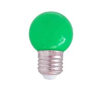 Ampoule LED sphérique Silver Electronics IP44 1W E27 Vert