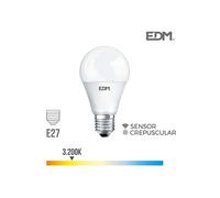 Ampoule Led E27 10w Ronde A60 ?Quivalent ? 60w - Blanc Chaud 3200k