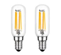Ampoule LED,T25 E14 4W Ampoule Blanc Chaud 6000K, 400LM, Ampoule Filament Tubulaire LED pour Hotte Aspirante,lot de 2