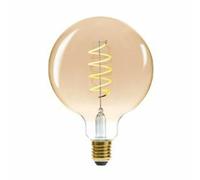 Ampoule LED torsadée décorative E27 - Ambre