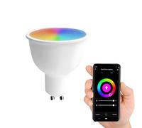 Ampoule LED WiFi intelligente GU10 6,5 W : illuminez votre maison avec style et efficacité. Contrôlez la lumière depuis votre smartphone et créez des ambiances uniques avec cette ampoule moderne