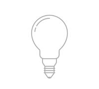 Ampoule ronde LED à filaments NPS, 7.5 cm
