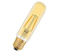 Osram Vintage 1906® Classic Tubular Fil LED lampe, E27, forme droite, or, 2,5 W, 200lm, 2000k, couleur de confort blanc chaud, consommation très faible, durée de vie longue durée