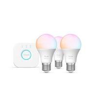 Philips Hue Kit de démarrage 3 ampoules E27 806 lm avec pont, blanc et couleur, Alexa/Google