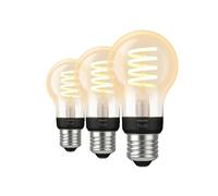 Philips Hue White Ambiance, ampoule LED connectée filament culot E27, compatible Bluetooth, pack de 3, fonctionne avec Alexa, Google et Apple Homekit
