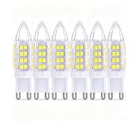 Ampoules G9 LED 3000K, 5W 230V, 40W Équivalent, Sans Scintillement, Non Variable Lampe Murale Salon