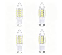 Ampoules G9 LED 3000K, 5W 230V, 40W Équivalent, Sans Scintillement, Non Variable Lampe Murale Salon