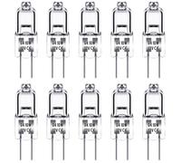 Ampoules Halogènes G4, Lampe de Base à Broche Halogène 12V 10W, Blanc Chaud 3000K, 350LM, Gradable, , Paquet de 10