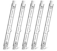Ampoules Halogènes Linéaires R7s 118mm 500W Blanc Chaud 2800K Ampoule deType Projecteur Linéaire 5pc