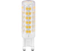 Ampoules LED 4,2 watts ampoule G9 lampe 400 lumens 3000K forme d'ampoule blanc chaud, DxH 1,55x6 cm