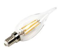 Ampoule déco flamme filament LED E14 3W - Blanc chaud - 470lm 2700K - Zenitech