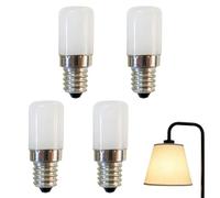 Ampoules LED E14 pour Réfrigérateur, 3W Equivalent 30W, Blanc Chaud 2700K, 270LM, CRI 82, Faisceau à 360°, Éclairage Écoénergétique pour Réfrigérateur, Machine à Coudre, Lampes, Lot de 4, 230V AC