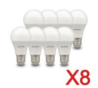 Ampoules LED E27 AC 110V 220V 230V, 8 pièces, 3W 10W 20W 24W, blanc chaud, pour éclairage de chambre à coucher et de balcon 4000K Daylight