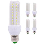 Ampoules LED E27 Blanc froid 6000K, 9W 800LM Ampoule Economie Energie verre métal, E27 Culot à Vis, Ampoules LED intérieur lumière pour l’éclairage domestique, SMD 2835 U Non-dimmable (5 pièces)