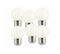 Luminea 6 ampoules LED E27 / G45 / 50 lm / 1 W / 2700 K