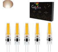 Ampoules LED G4， 3W G4 Bi-Pin Base Ampoule ， 270LM, AC/DC 12V-24V Dimmable Ampoules LED ， Remplacement de 30w Halogène， Pas de scintillement à 360 Angle d'éclairage ( Color : Warm White 3000k , Size :