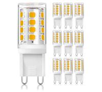 Ampoules LED G9 3W Blanc Chaud 3000K Remplace les 28W 33W G9 Ampoules Halogènes AC 230V Sans Scintillement 280lm Non Variable,Lot de 5