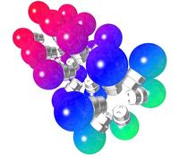 Ampoules LED - Guirlande - B22 - RGB - Incassables - 1W équivalent 15W - 50000 heures