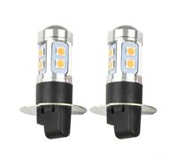 Ampoules LED H3 100W Jaune 3000K Anti-Brouillard