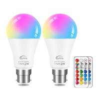 Ampoules LED RGBW - NETBOAT - 10W B22 - Dimmable - 12 Couleurs - 5700K+RGB