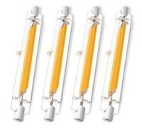 Ampoules R7S LED 118mm Dimmable 20W - Équivalent à Lampe Halogène 200W, Sans Scintillement, Blanc Naturel 4500K 3000LM, Éclairage à Faisceau 360°, AC 220-240V, Paquet de 4