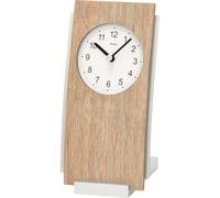 AMS 1151 Horloge de table à quartz analogique aspect Sonoma avec aluminium