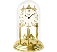 AMS 1201 Horloge de table avec pendule rotatif Horloge annuelle à pendule rotatif Laiton optique doré