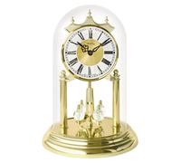 AMS 1202 Horloge de table avec pendule rotatif Horloge annuelle pendule rotatif Laiton optique doré