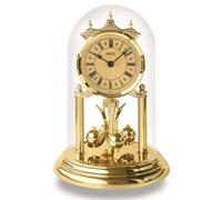 AMS Horloge annuelle avec Mouvement à Quartz à Piles et Cloche en Verre 1203
