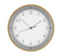 AMS Horloge murale radio, mouvement radio, D29x5cm, 5846