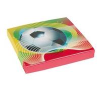 Lot 20 Serviettes Papier Football Party 2 32.7 x 32.7cm - Amscan