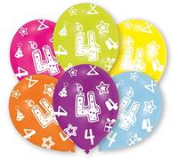 Amscan 27,5 cm Motif All Round âge 4/6 Ballons en Latex