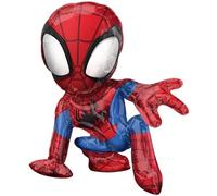 ballon aluminium amazing spiderman assis 33x40cm - amscan 4427975 Rouge G