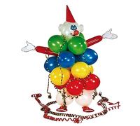 Amscan 450001 - Kit de décoration ballons clown latex, papier, anniversaire enfant, cirque